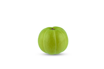 Indian gooseberry isolated on white background