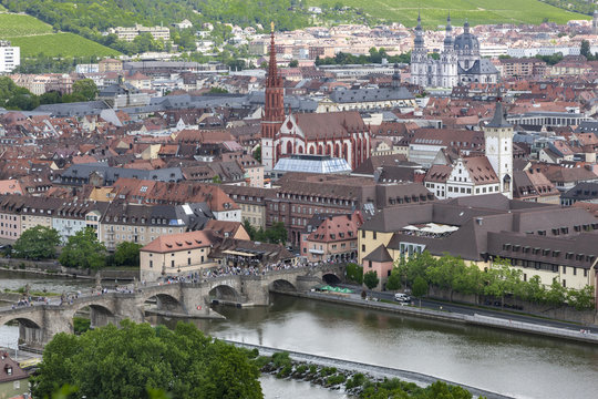 Stadtansicht Würzburg