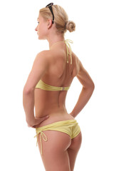Obraz premium sexy girl in bikini with beautiful body