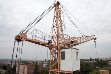 Fototapeta na wymiar Construction site, construction of apartments 