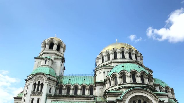 The St. Alexander Nevsky cathedral in Sofia, Bulgaria