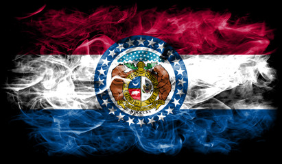 Missouri state smoke flag, United States Of America