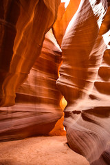 Upper Antelope Canyon in Page, AZ USA