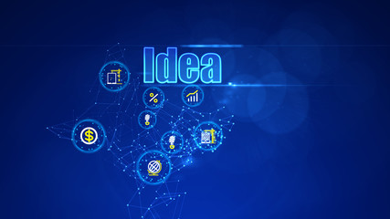 Investment Background with Business Ideas