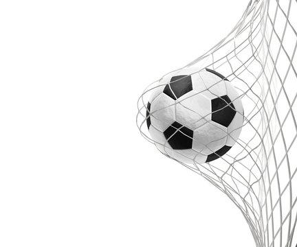 soccer goal soccer 3d rendering