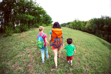 Hike with children.