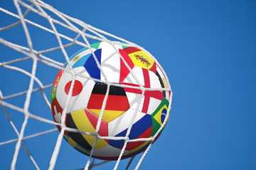 Ball im Netz