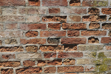 Background of old vintage brick wall