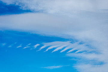 Naklejka na ściany i meble Unique lenticular clouds