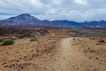 Volcanic landscape around Teide, Tenerife