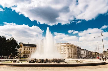 Fotobehang Fountain on Heroes' Monument of the Red Army © Przemyslaw Iciak