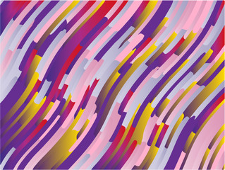 Light gradient background. Minimal design. Abstract pattern with wave lines. Pink-violet colorful striped background