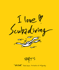 스포츠 포스터 / 손으로 그린 스포츠 그림