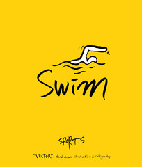 스포츠 포스터 / 손으로 그린 스포츠 그림