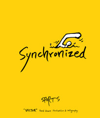 스포츠 포스터 / 손으로 그린 스포츠 그림