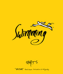 스포츠 포스터 / 손으로 그린 스포츠 그림