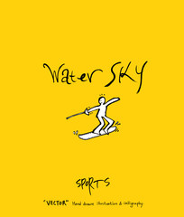 스포츠 포스터 / 손으로 그린 스포츠 그림