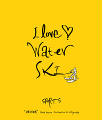 스포츠 포스터 / 손으로 그린 스포츠 그림