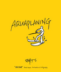 스포츠 포스터 / 손으로 그린 스포츠 그림