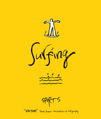 스포츠 포스터 / 손으로 그린 스포츠 그림