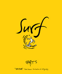 스포츠 포스터 / 손으로 그린 스포츠 그림