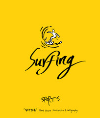 스포츠 포스터 / 손으로 그린 스포츠 그림