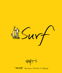 스포츠 포스터 / 손으로 그린 스포츠 그림