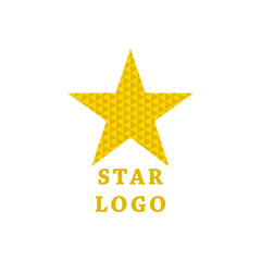 Obraz premium Abstract star logo