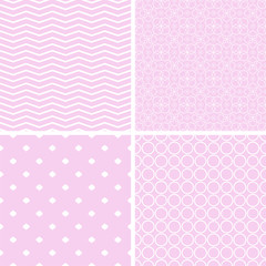 Different baby seamless patterns.