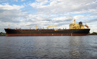 Fototapeta premium Seaport at evening