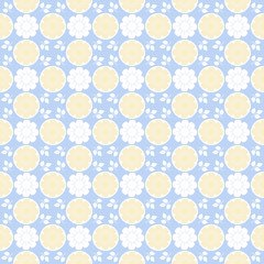Seamless abstract floral pattern.