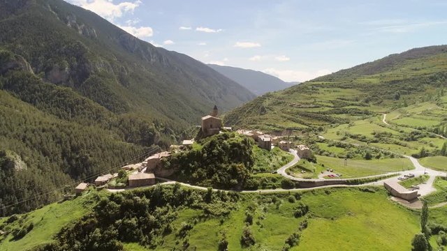 Small village of Josa de Cadi in Catalonia Spain