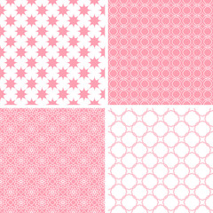 Chic different seamless patterns.