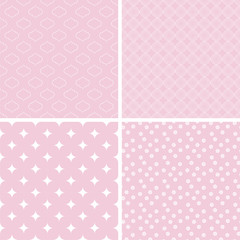 Chic different vector seamless patterns