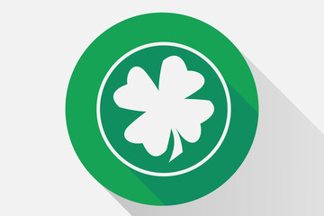 Icono verde de un trébol.