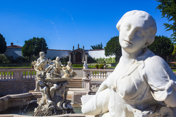 Fototapeta na wymiar Visita Villa Litta a Lainate in provincia di Milano in Italia. 