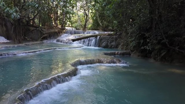Kuang Si Waterfall and Pools in Laos