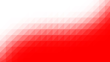 Red White Low Poly Vector Background