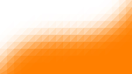 Orange White Low Poly Vector Background