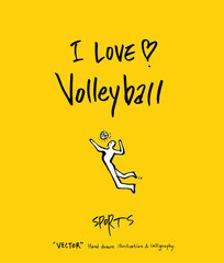 스포츠 포스터 / 손으로 그린 스포츠 그림