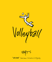 스포츠 포스터 / 손으로 그린 스포츠 그림