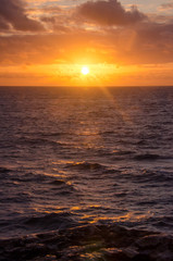 Obraz premium sunset in ocean