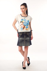 woman clothing Studio for home white background