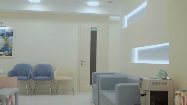 Interior design of modern clinic