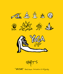 스포츠 포스터 / 손으로 그린 스포츠 그림