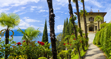 Berühmte Villa Monastero am Comer See