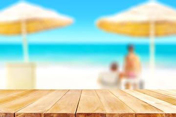 table background and beach landscape 