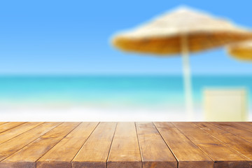 table background and beach landscape 