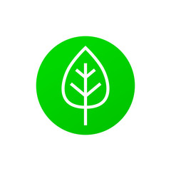 The logo is a Leaf. Logo Sheet in a circle