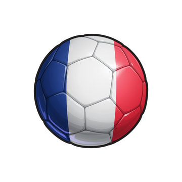 French Flag Football - Soccer Ball